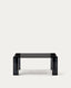 Adularia dark-grey, tempered-glass side table, 85 x 85 cm