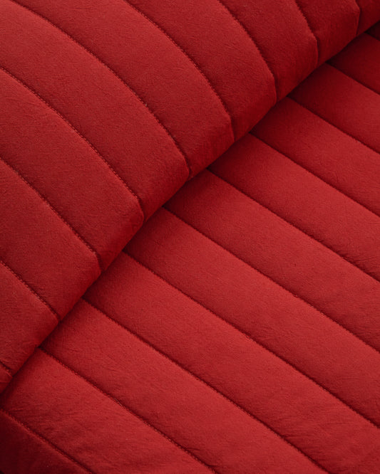 Sini red bedspread made of 100% cotton for a 90 cm bed