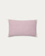 Lioris pink striped cotton cushion cover 60 x 40cm