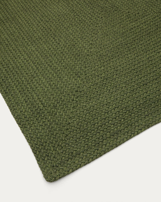 Rug Despas in synthetic fibers green 160 x 230 cm