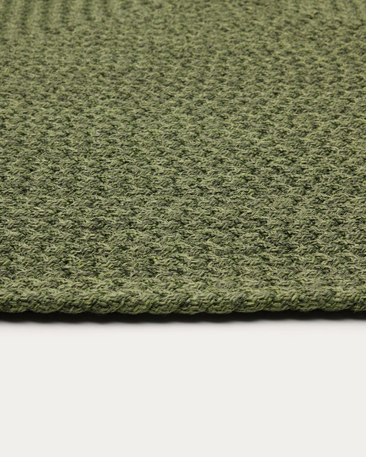 Rug Despas in synthetic fibers green 160 x 230 cm