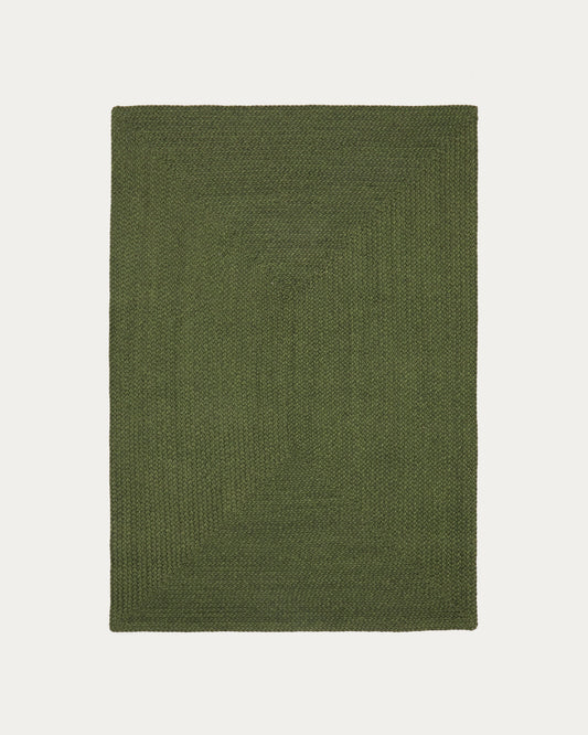 Rug Despas in synthetic fibers green 160 x 230 cm