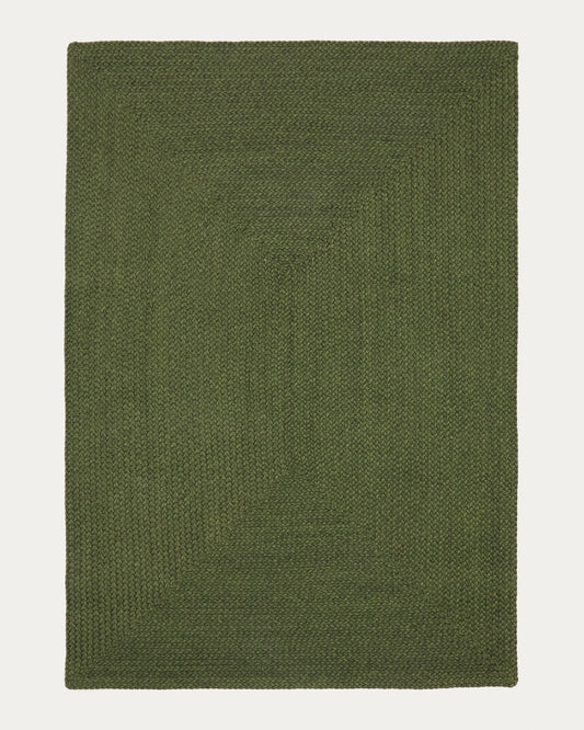 Rug Despas in synthetic fibers green 160 x 230 cm