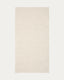 Runner rug Mascarell white cotton and polyester 70 x 140 cm