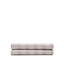 Macie orange and beige striped 100% cotton bedspread for 90/135cm bed