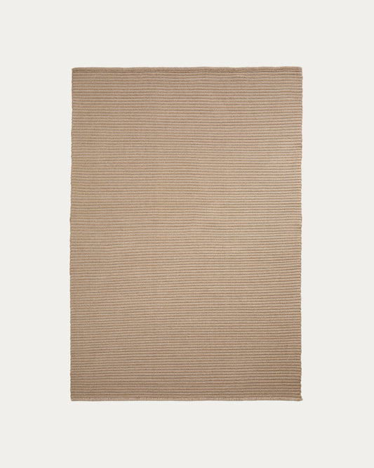 Rug Ardelia in synthetic fibers beige 160 x 230 cm