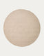 Despas ecru synthetic fibre rug Ø200cm