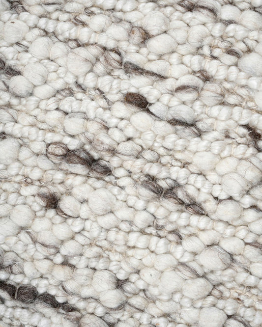 Manilva rug in wool and brown cotton, 200 x 300 cm