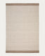 Nifelia beige wool jacquard rug, 200 x 300 cm