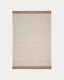 Nifelia beige wool jacquard rug, 160 x 230 cm