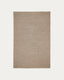 Galinda taupe rug made of synthetic fibres, 160 x 230 cm