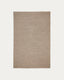 Galinda taupe rug made of synthetic fibres, 160 x 230 cm
