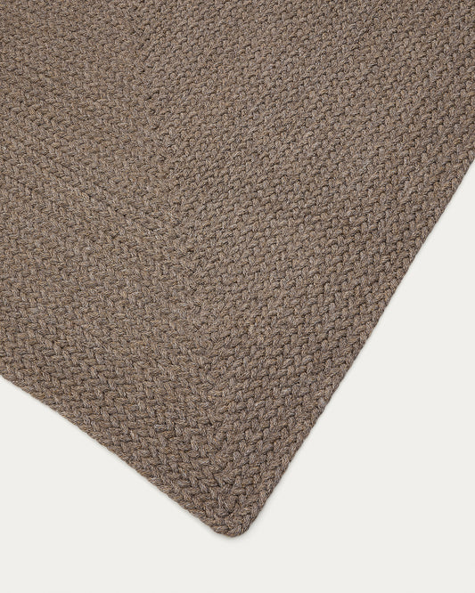 Despas beige synthetic fibre rug 200 x 300cm