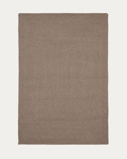 Despas beige synthetic fibre rug 200 x 300cm