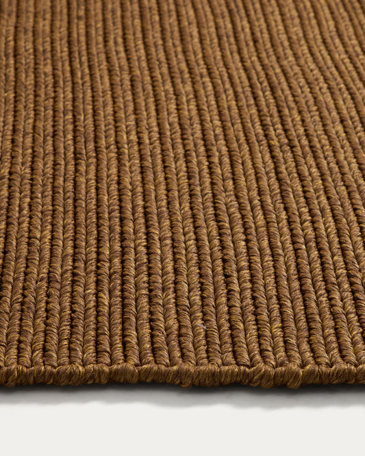 Turiane brown synthetic fibre rug 160 x 230 cm
