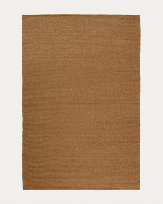 Turiane brown synthetic fibre rug 200 x 300 cm
