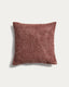 Olinan maroon bouclé melange cushion cover 50 x 50 cm