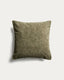 Olinan green bouclé melange cushion cover 50 x 50 cm