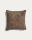 Olinan brown bouclé melange cushion cover 50 x 50 cm