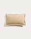 Olinan cushion cover with beige bouclé detailing 30 x 50 cm