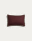Olinan cushion cover with maroon bouclé detailing 30 x 50 cm