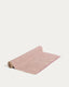 Berla maroon cotton and jute table runner 50 x 150 cm