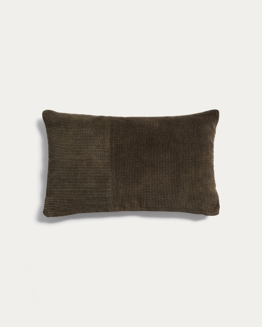 Seliria green 100% cotton corduroy cushion cover 30 x 50 cm
