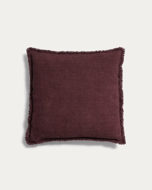 Meral chocolate brown cushion cover 45 x 45 cm