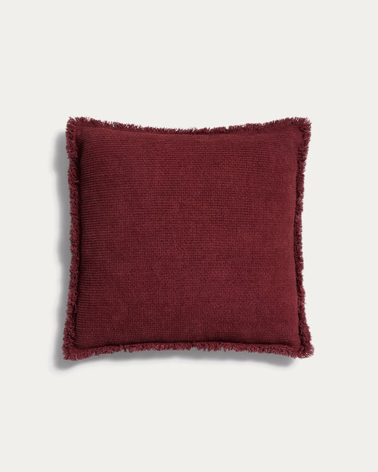 Meral maroon cushion cover 45 x 45 cm