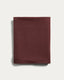 Lerava tablecloth in washed burgundy cotton 170 x 250cm