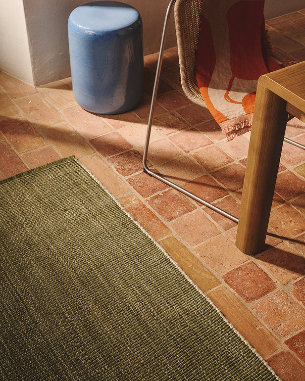 Tirla green 100% PET rug 200 x 300cm