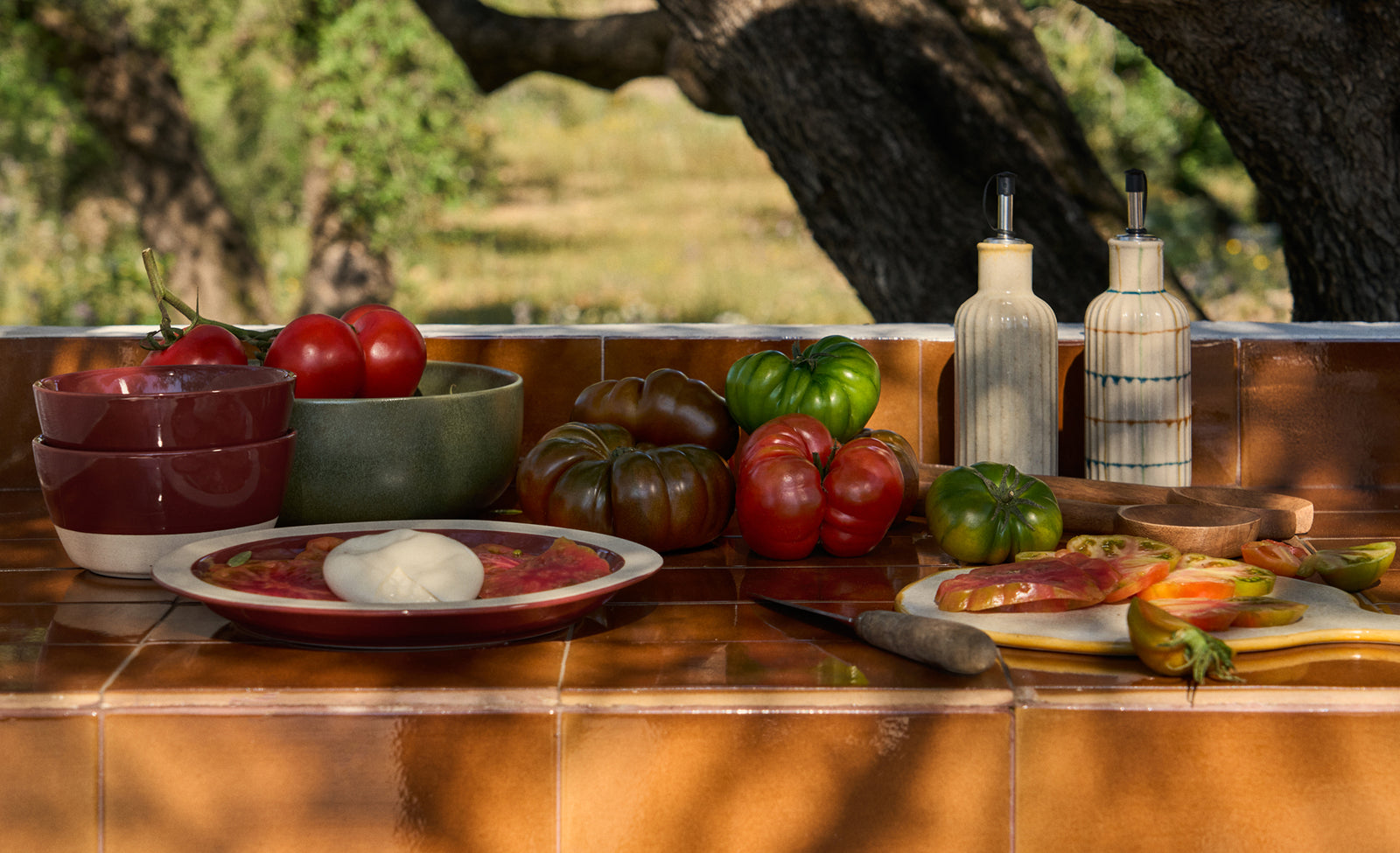 Belor white ceramic serving board 33 x 22.6cm